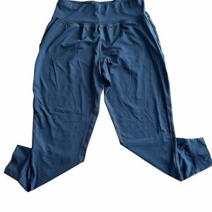 Under Armour Women's Black Track Pants Front Pocket Relaxed Fit Size L